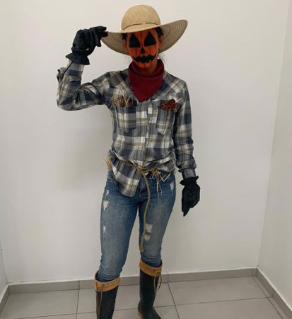 fantasia de espantalho para halloween