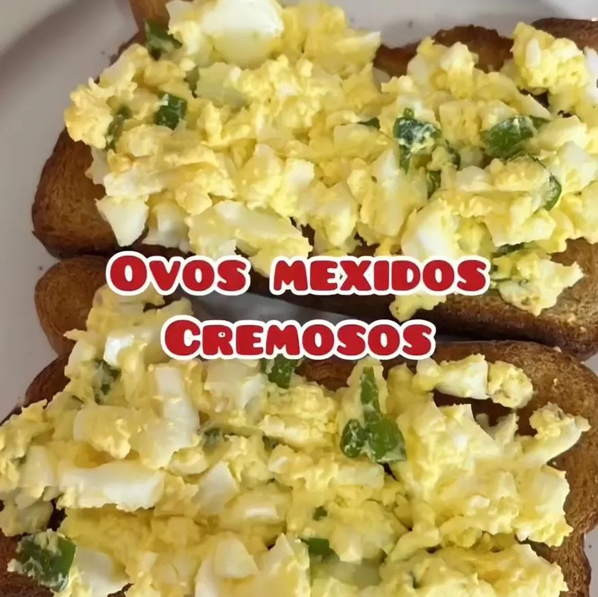 ovos mexidos cremosos