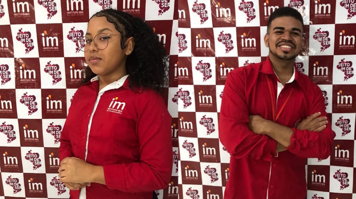 A trajetória de sucesso no Instituto Mix de Naely de Sousa Passos e Leonardo Ferreira Lima