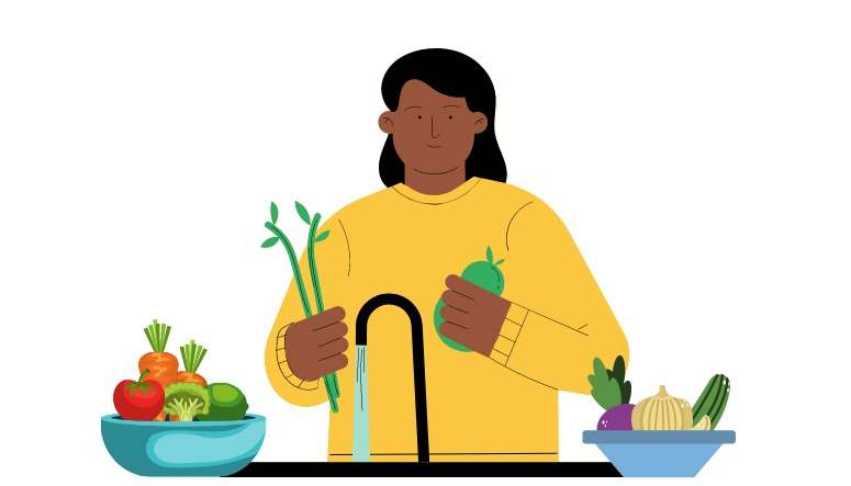 Como higienizar frutas e verduras?