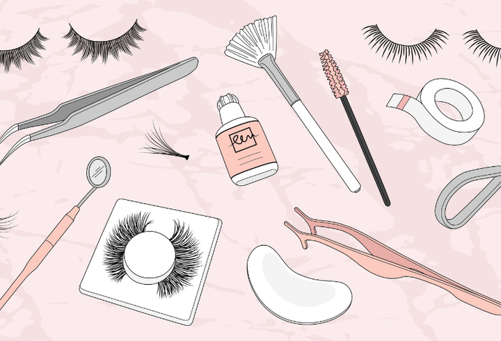 Produtos necessários para ser uma lash designer